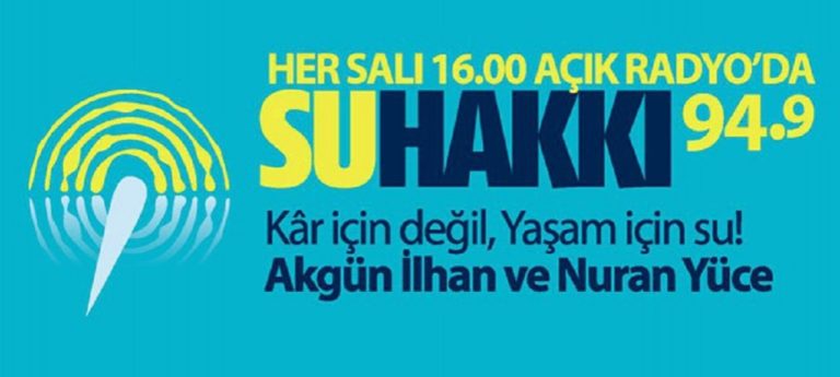Murat Kanatlı, Açık Radyo’da “Su Hakkı” programında değerlendirmelerde bulundu Murat Kanatlı, Açık Radyo’da “Su Hakkı” programında değerlendirmelerde bulundu